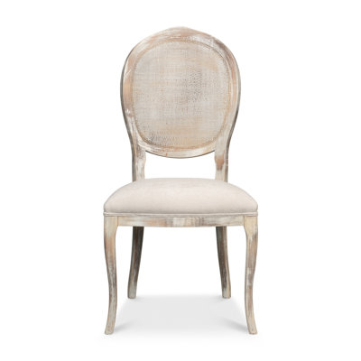 22'' H Fabric Upholstered Beech Side Chair