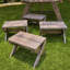 Solid Wood 4 - Person Seating Group