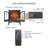 3D Flame Electric Infrared Quartz Fireplace Stove with Remote Control, Portable and Easy to Operate for Cozy Home Heating