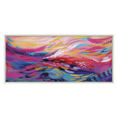 «Brush Strokes 90» par Jessi Raulet de Ettavee, reproduction d'art sur toile encadrée