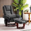 Fauteuil inclinable électrique pivotant avec repose-pieds Jamillah, pivotant sur 360 degrés-481945450