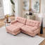 Canapé modulaire à assise profonde, canapé en forme de L moderne pour la maison