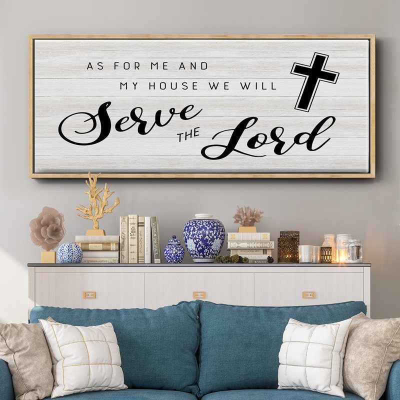 Serve the Lord - Toile encadrée