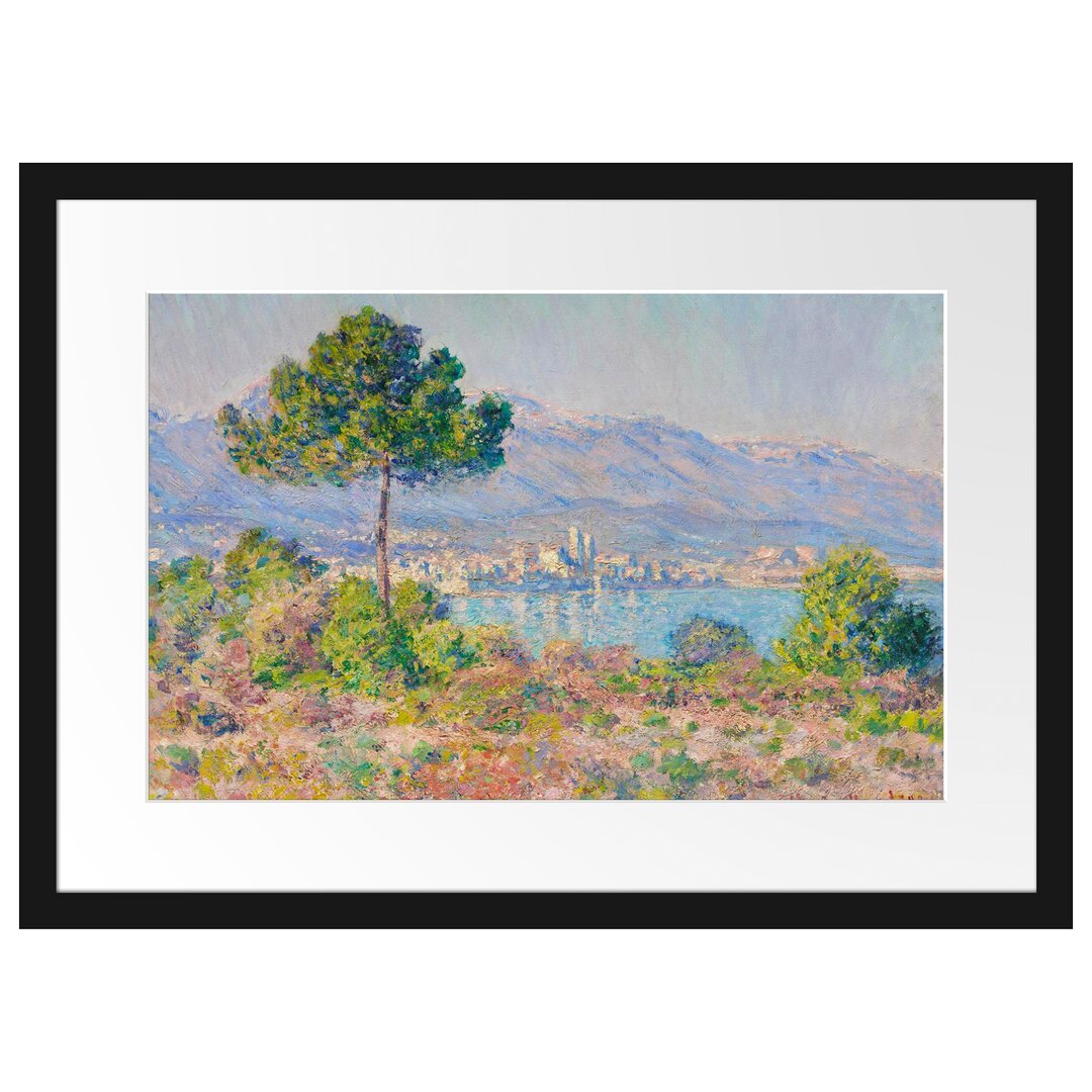 Gerahmter Kunstdruck Antibes Vue Du Plateau Notre Dame von Claude Monet