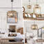 4 - Light Solid Wood Chandelier