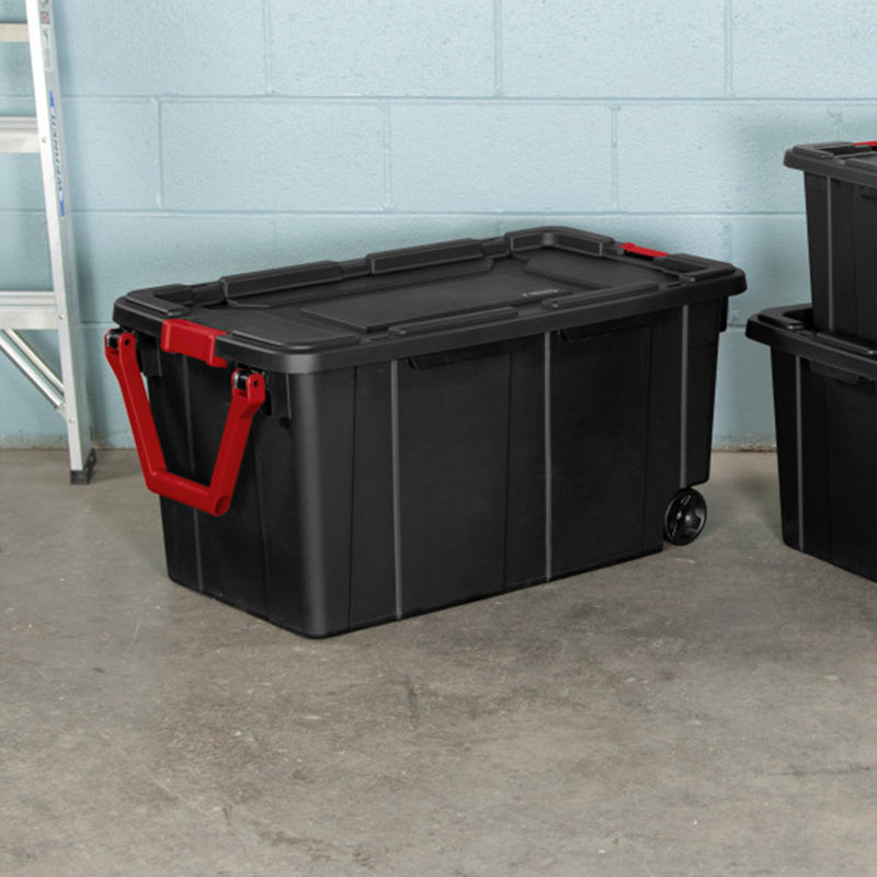 Ensemble de bacs de rangement en plastique, Paquet de 4