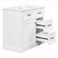 Meuble-lavabo de 36 pouces avec lavabo, armoire avec 4 tiroirs, porte à fermeture douce et tablette réglable, lavabo en céramique, meuble-lavabo moderne pour l'organisation de la salle de bain-998998332-998998333