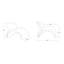 Chaise d'appoint rembourrée en métal Rosebud-2062759299