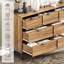 Commode double 7 tiroirs 47,24 po Deaijah