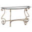 Solano 60.63'' W Glass Console Table