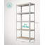90cm W Steel Height -Adjustable Shelving Unit-366118311