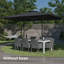 Parasol en porte-à-faux rectangulaire Sayhaan -260449154-219843723