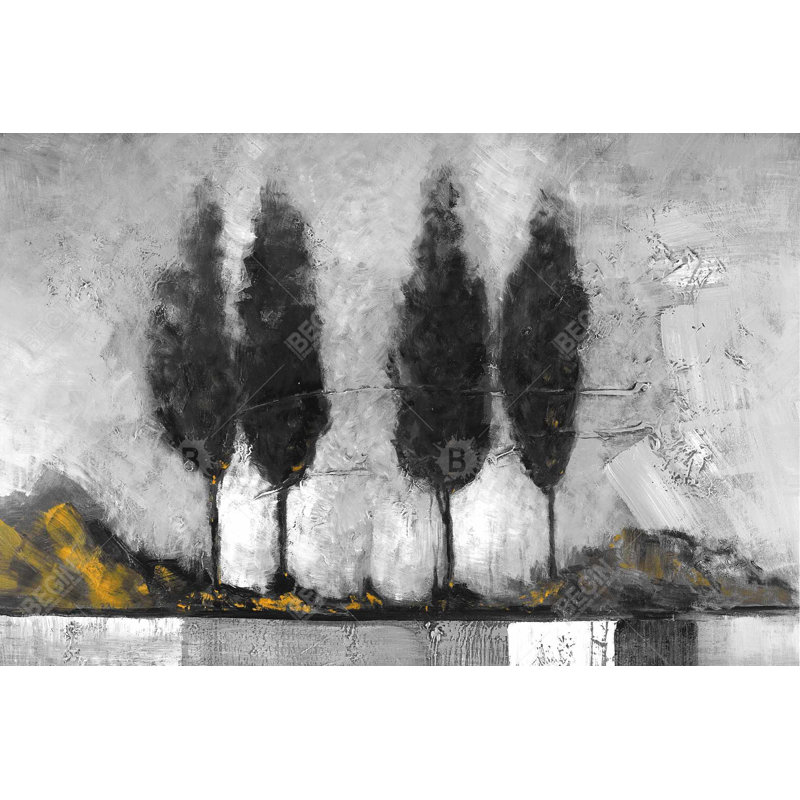 " Grayscale Industrial Landscape "