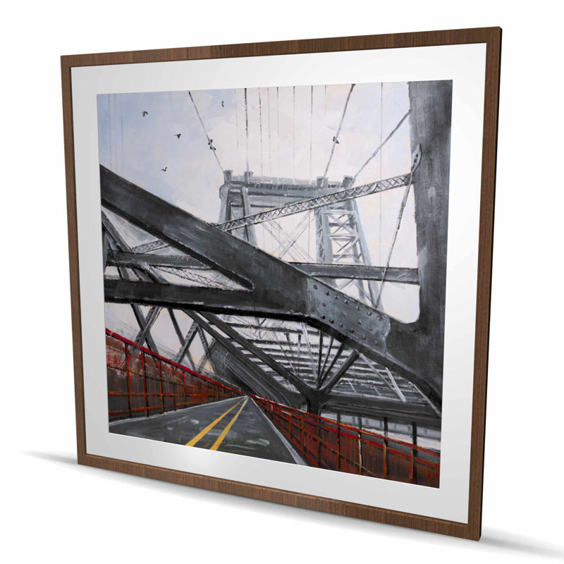 Bridge Bridge, impression matte encadrée | Décoration intérieure