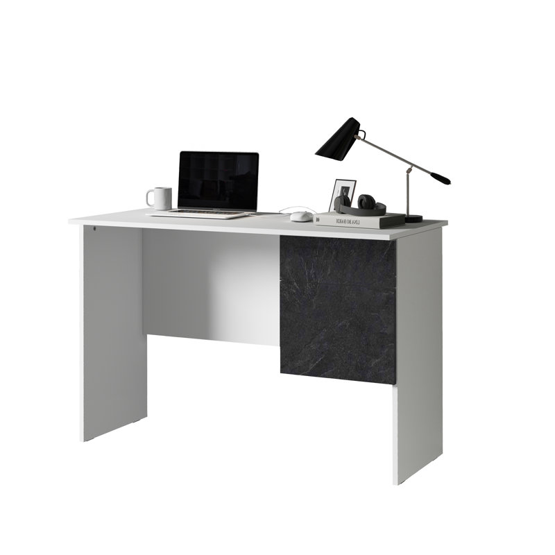 Rudman Computer Desk, GreyWhite