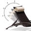 Chaise longue d'extérieur en osier Luxury