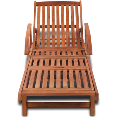 Breckon 200cm Long Acacia Single Chaise