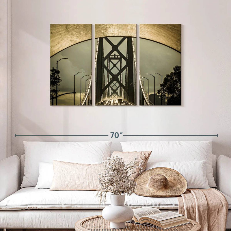 Lilie Bridge Traffic, 28" H x 45" W