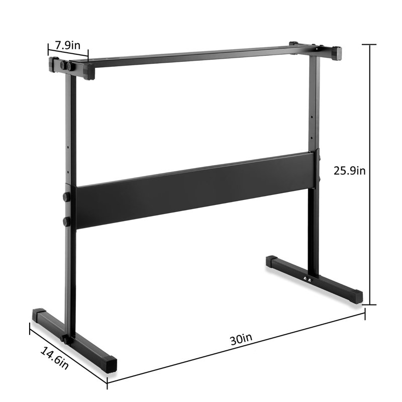 Keyboard Stand Easy Assembly High-Quality Material Adjustable Height