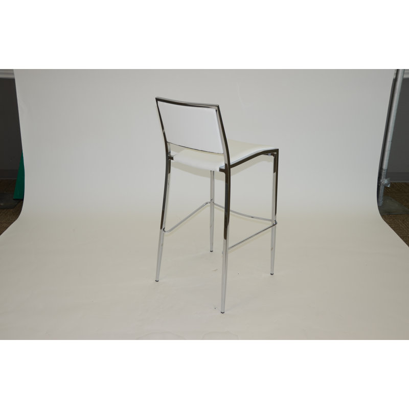 Tabouret 29,5 ", Siège blanc