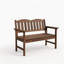 Banc de jardin extérieur pour 2 personnes-607536326