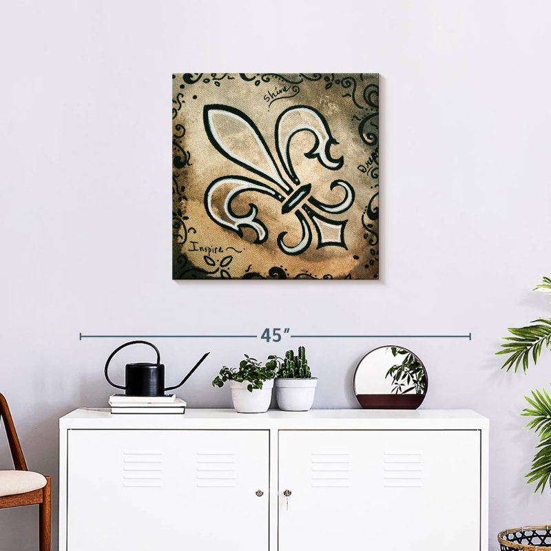 Kerner Fleur-De-Lis Shine, H 24 po x l 24 po