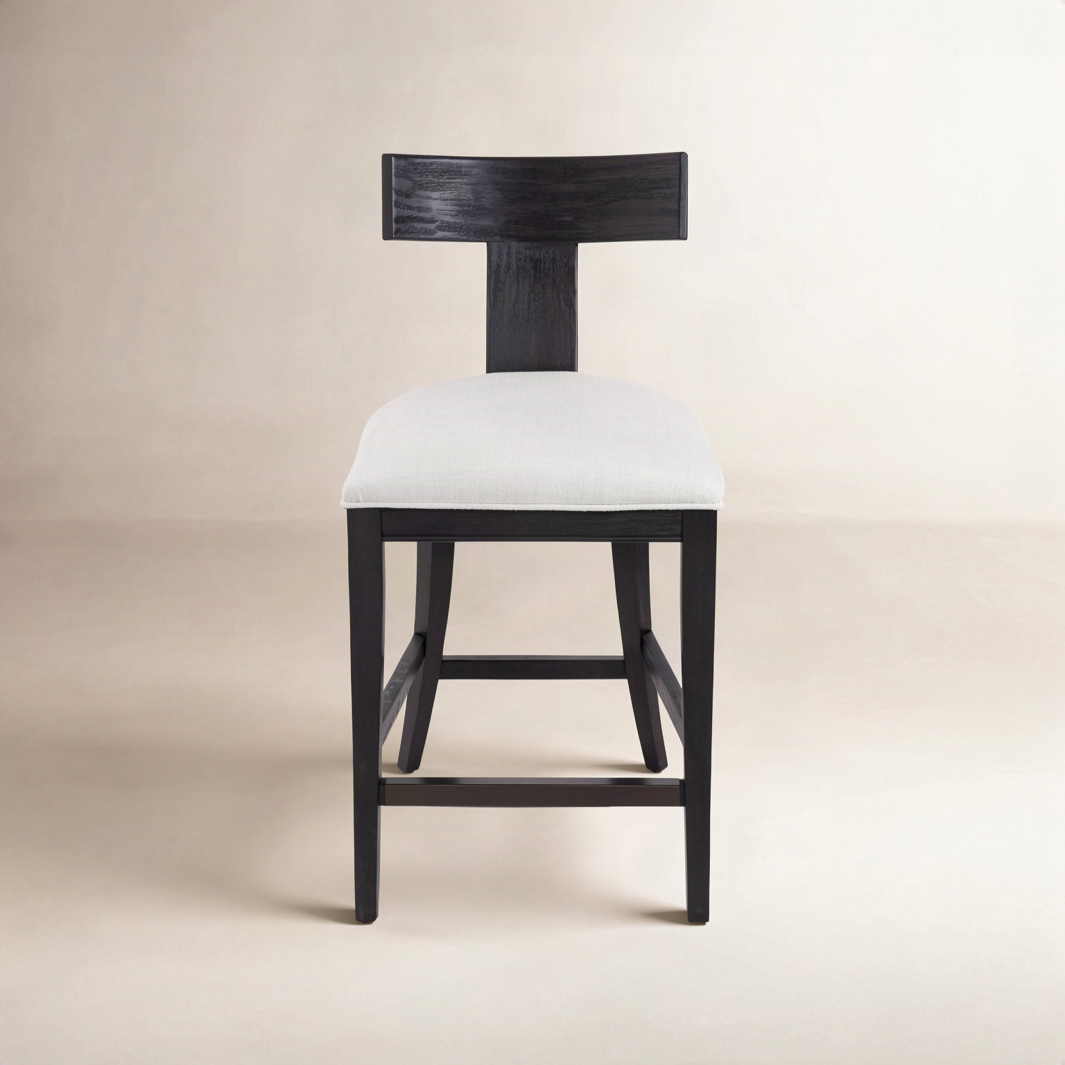 Yasmina 26" Bar Stool, Charcoal Black
