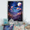 «Nightly Enchanted Wilderness I», reproduction d'art sur toile