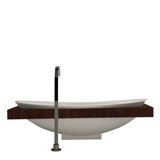 Suave 78.75'' L Soaking Bathtub