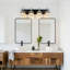 Luminaire de meuble-lavabo moderne en chrome noir avec détails en cristal, applique murale à 4 lumières à intensité variable pour miroir ou entrée-1281323042-1281323043-1281323047