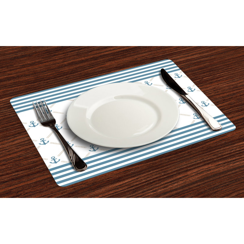 Polyester Nautical Rectangle Placemat