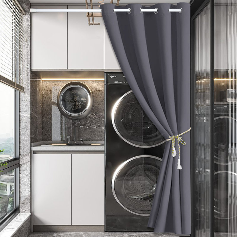 Blairview Blackout Curtain Single Panel, 52'' W x 80'' L, Gray