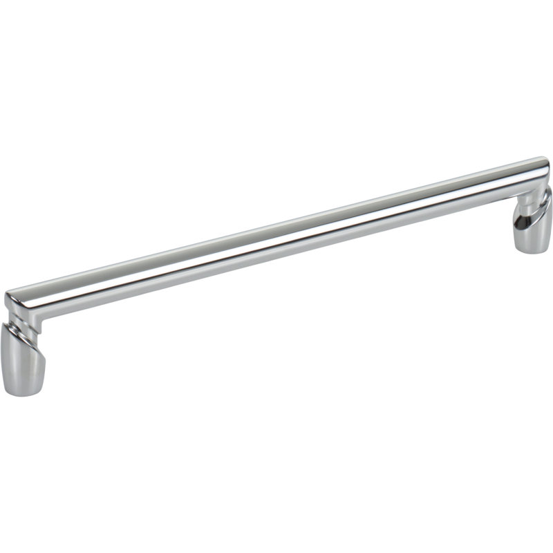 Florham Bar Pull, Polished Chrome, 7 9/16" Center to Center