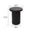 Ensemble de tables basses rondes modernes - Combinaison de deux tables avec un pied de table cannelé unique