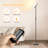 Lampe torchère moderne à DEL 70 po avec télécommande tactile Meekins 