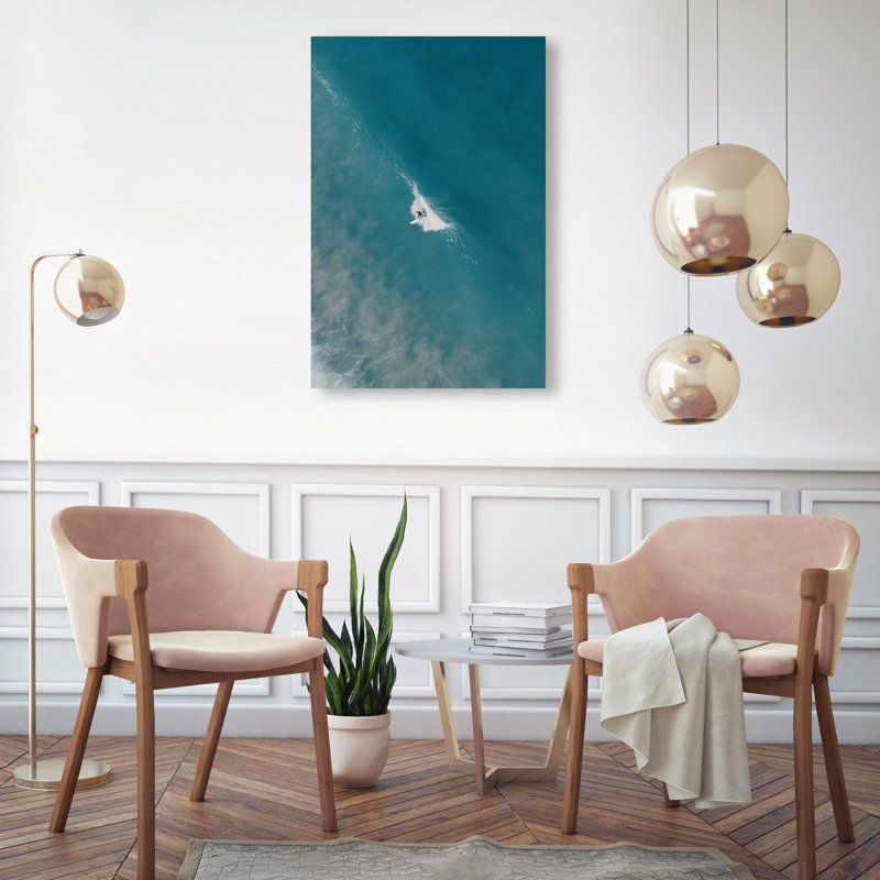 Aquamarine Breath Print by Oliver Gal, 15"H x 10"W, Gallery Wrapped