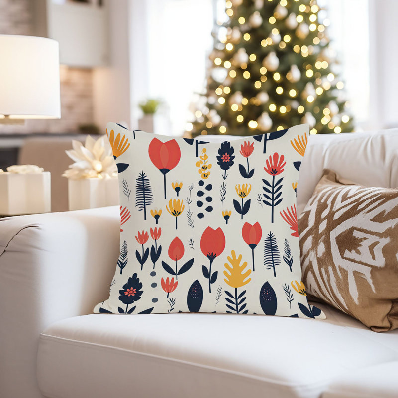Botanical Scandinavian Flower Pattern V