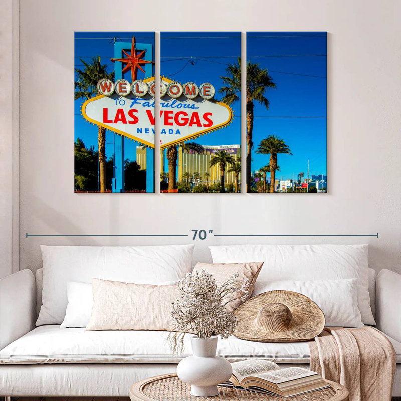 Nicci Las Vegas Welcome, H 32 po x l 50 po