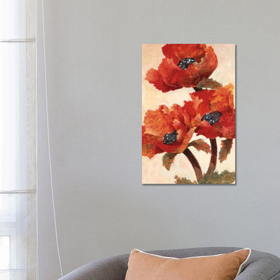 Poppies I by Joyce Kamikura - Wrapped Canvas Gallery-Wrapped Canvas Giclée