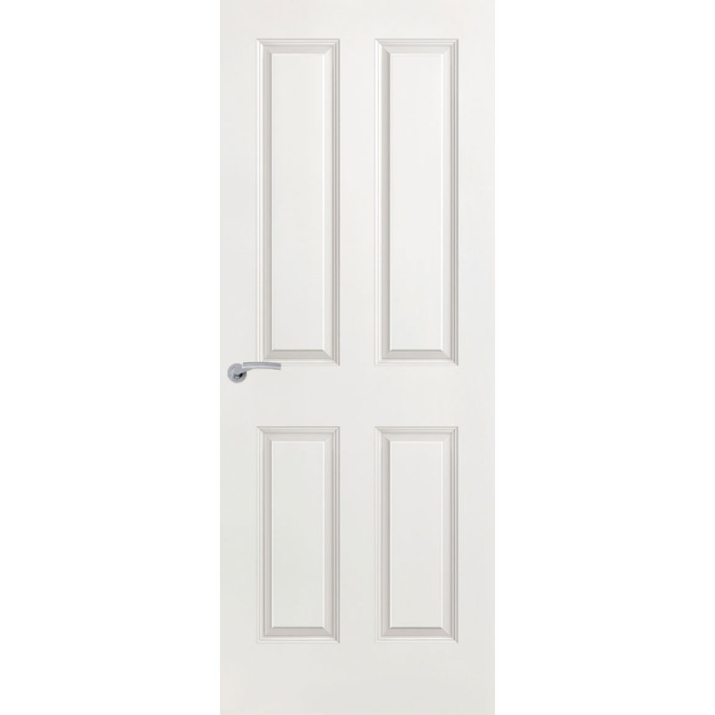 Safe and Sound Internal Door Primed, 198.1 cm H x 83.8 cm W x 3.5 cm D