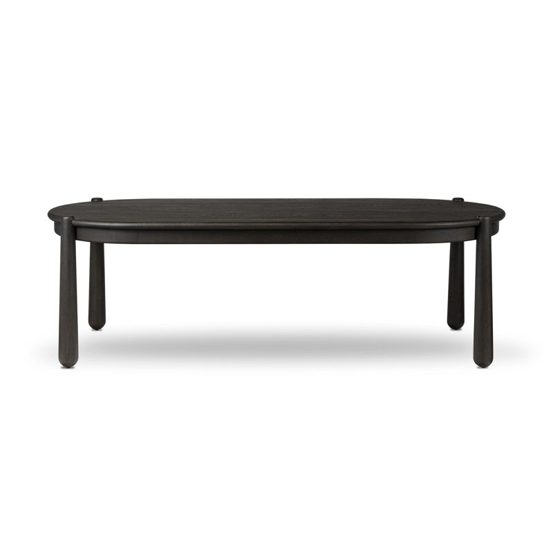 Salvador Dining Table, Smoked Black Oak