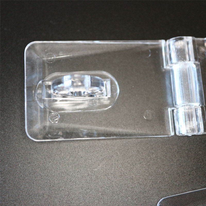 Acrylic Hinged Hasp and Staple Hasps, Plastic 52x25x15mm,Tanks, Displays