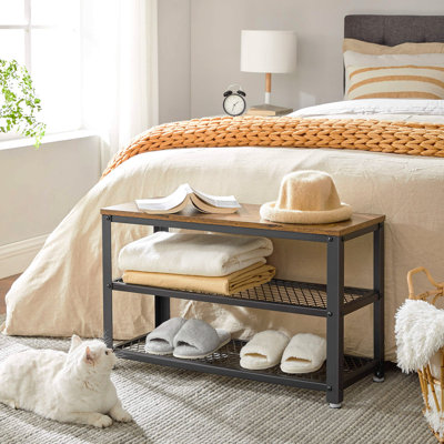 Sommerville Metal Storage Bench