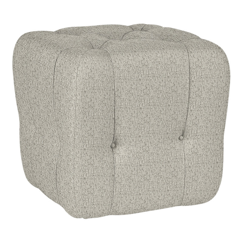 Glen Haven By Thom Filicia Upholstered Pouf, Tuck Metal