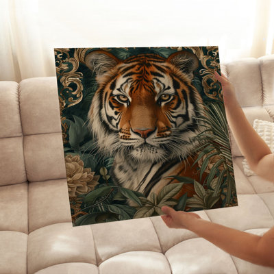 Animaux, reproduction d'art sans cadre William Morris Tiger II Cottage