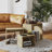 vidaXL Nesting Table Engineered wood Small Stackable-305012796-305012797