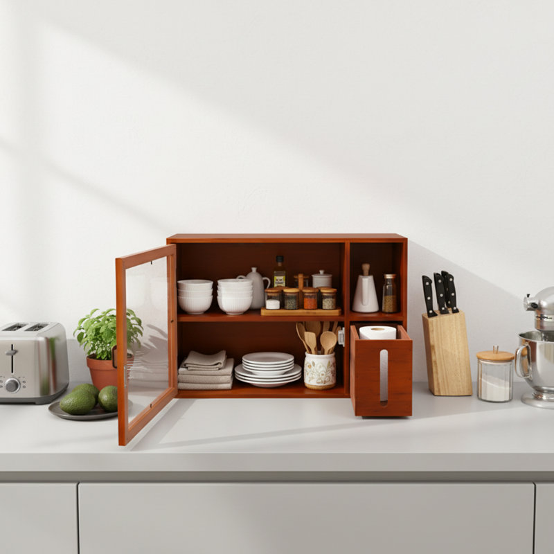 Countertop Kitchen Organizer, Storage Cabinet