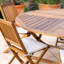 Nayoun 8 - Person Acacia Wood Patio Dining Set with Round Table-1448725526-1448725527