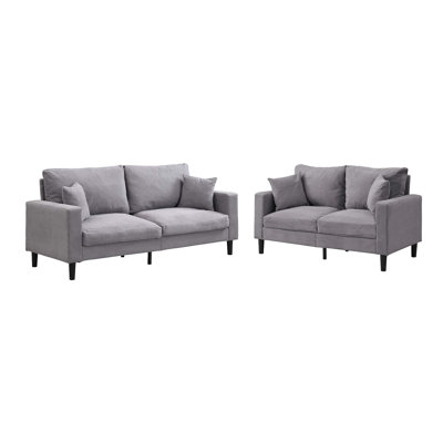 Comfortable Two-Piece Sofa Set for Living Room, Enhancing Space and Style