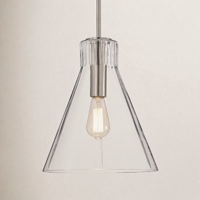 Anine Dimmable Glass Single Light Pendant